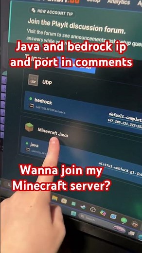 Java and bedrock Minecraft server made with #geysermc