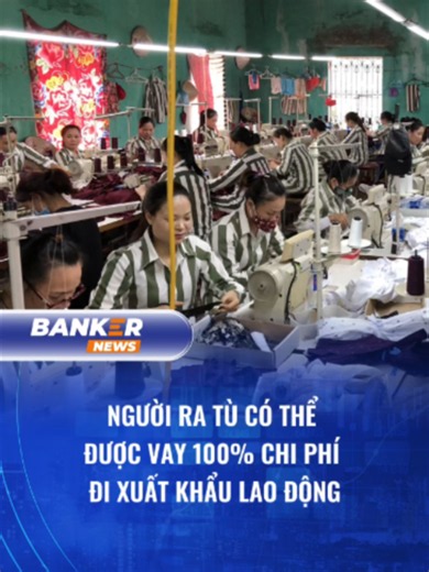 Người ra tù có thể được vay 100% chi phí đi xuất khẩu lao động #BankerNews #tintuc