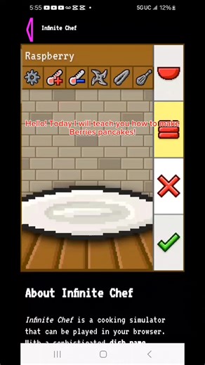 Making Barry pancakes! https://r74n.com/cook/#CapCut #InfiniteChef