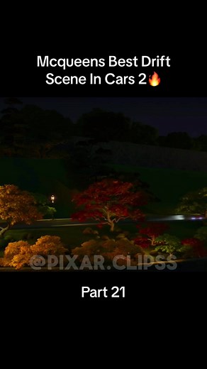 Lightning McQueen's Epic Drift Scene in Cars 2