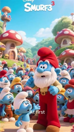 Papa Smurf became a Child #disney