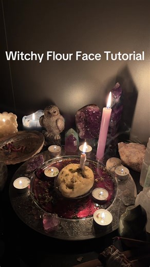 Flour Face tutorial used in sympathetic magic. This type of ritual work has existed for a long time and appears in many traditions and practices. This video simply shows one way this technique can be approached and used. It is a commonly shared technique.#witchcraft #spellwork #ritual #witchtok #beginnerwitchtips