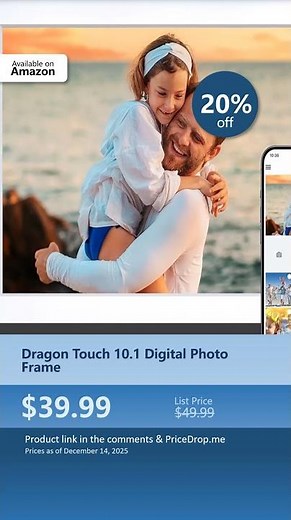 Dragon Touch 10.1 Digital Photo Frame