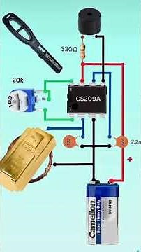 DIY Smart Metal Detector Using Simple Components #arduino #engineering #techshorts
