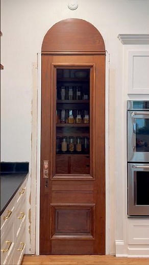 DIY “Arched” Pantry Door