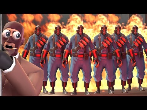 POV: The enemy team has 6 Pyros (SFM TF2 animation)