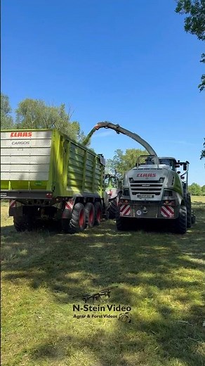 Perfekte Silageernte mit CLAAS Jaguar 970 und Fendt 724, 728 & 828 Grasernte Häckseln