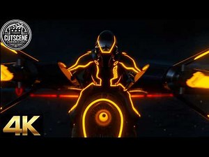 [4K UHD] Light Jets Battle CUTSCENE | TRON Legacy (2010)