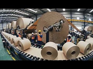 Inside the Toilet Paper Factory – How Mountains of Pulp Become Everyday Toilet Rolls