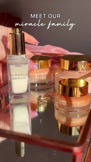 Meet the #RevolutionPro Miracle Family🤩✨💫 #MiracleSerum #RevolutionPro #newskincare #miraclecream #faceserum #hydratingskincare #dryskincareroutine