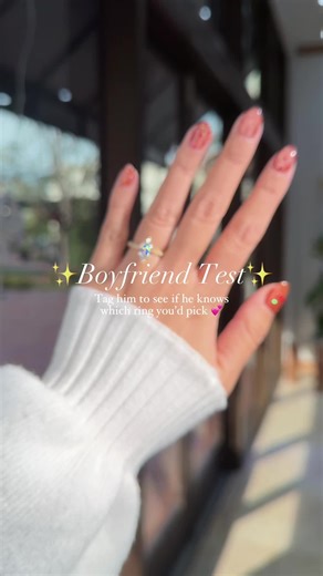 If you know your girlfriend, which engagement ring would she pick – 1, 2, 3, 4, 5, 6, 7, 8, or 9? 🥰💍 💌 Send this to your boyfriend to see if he passes the test ✨ ✅ If he gets it right, it’s time to propose ❌ If he’s wrong, he has to book an appointment to look at rings 😉 Featured Rings 💫 🛍️ Shop now at PrincessBrideDiamonds.com 1) Marquise Rosette – $4,189 2) Elongated Cushion Inlay Kayla – $3,734 3) Oval Tanya – $3,989 4) Princess Stephanie – $3,694 5) Radiant Engraved Ava – $4,799 6) Pea