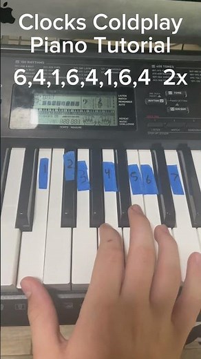 Clocks by Coldplay Piano Tutorial