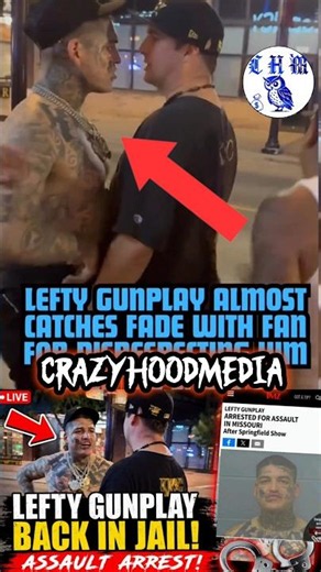 SUREÑO LEFTY GUNPLAY ARRESTED FOR ASSAULT?😳 #leftygunplay #hoodnews #sureño