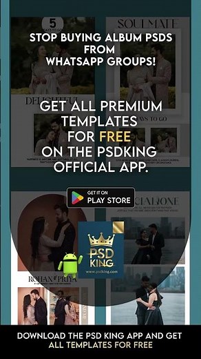 Get all Premium Templates for FREE on the PSD King App. - psdking