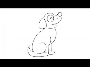 How to draw Innocent Beagle Dog step by step for beginners