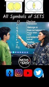 6.9K views · 50 reactions | All symbols of maths , Sets Set theory , Class 11 maths #viral #trendingreel #reels #maths #MathsIsEverywhere | Maths is easy | Facebook