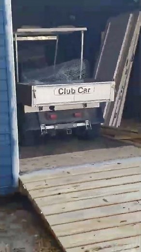 built a ramp for the shed.