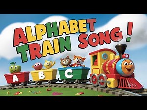Alphabet Train Song for Kids | Fun Learning with Letters A to Z | Kids Learning