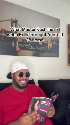 You know Master Roshi was tryna see Android 18 #masterroshi #krillin #android18 #dbz #recommended