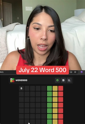 How did I not see that!!! #word500 #wordle #nytwordle #wordgame #wordpuzzle