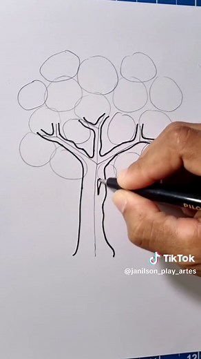 Como Desenhar Uma Árvore Passo a Passo