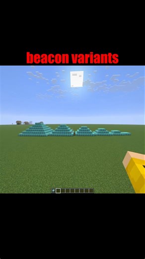 Minecraft Beacon Variants You MUST Try 😱 | Best Beacon Builds & Effects! #minecraft #shorts