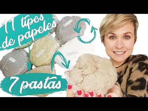 How to make paper mache paste. Different materials yield different results