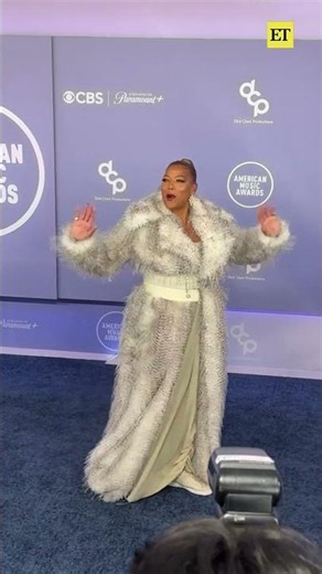 Queen Latifah had a family date night with partner Eboni Nichols and their son, Rebel, at the #AMAs.