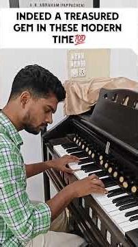 100 Year old Reed Organ in our Church | What Child is this | #shorts #reedorgan #churchorgan #carol