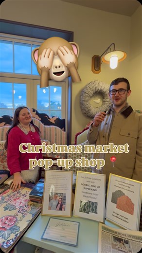 Always glad to be making an appearance on your feed… this time we are setting up for our first ever Christmas market event!🥹 A year brings many changes to a brand. This year- we set out to explore different options for sharing our products with the world- near and far!🩵 | Hannah Rose Interiors