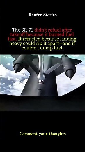 Why the SR-71 Refueled Right After Takeoff
