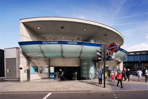 Southwark Tube station is the first on the Jubilee Line to get listed status