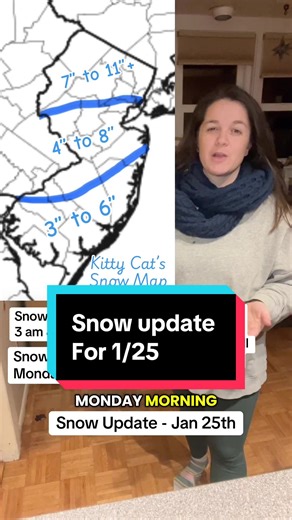 New Jersey Snowstorm Forecast Update - January 25