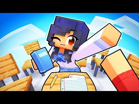 Going to SCHOOL with APHMAU in Minecraft!