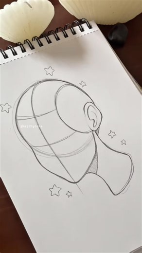 Head drawing Tutorial #drawing #art #sketch #pendrawing
