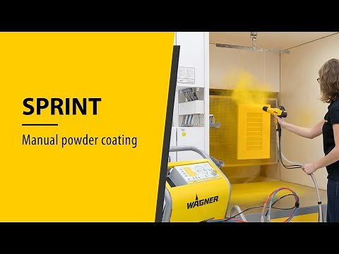 Manual powder coating with SPRINT product family by WAGNER