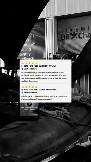 Here’s what folks are saying about our coolant service 朗 … and don’t forget: it’s $20 OFF for the month of August!!! #premieroilchange #oilchange #carwash #carmaintenance #drivethruoilchange #oilchangetime #reddingca #southernoregonlife #coolant | Premier Oil Change | Facebook