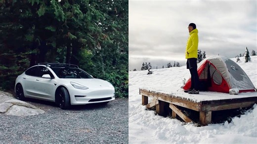 Surviving a Cold Mountain Night in My Tesla – Elfin Lakes Solo Camp
