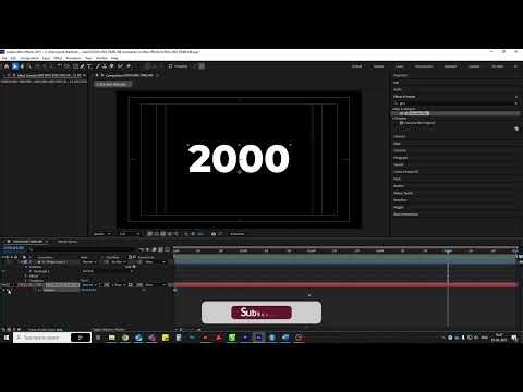 Animated Scrolling Timeline in After Effects
