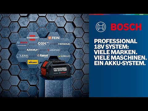 Professional 18V System: Viele Marken. Viele Maschinen. Ein Akku-System.