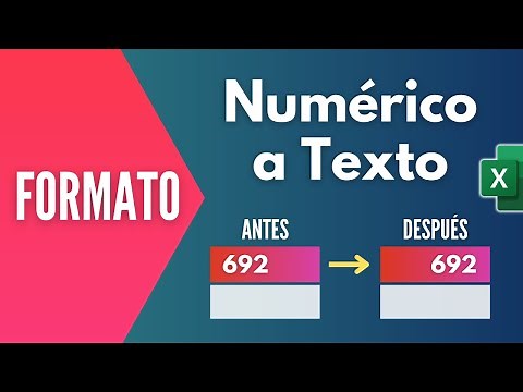 Convert NUMBER format to TEXT in Excel