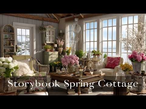 Storybook Spring Cottage 🌼| Cozy Rustic Vintage Farmhouse Decor in a Small Space
