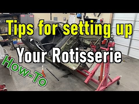 Classic car Rotisserie! 1970 Duster Mopar! How-To