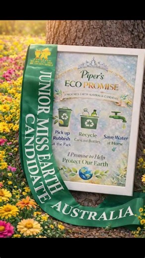 👑 Piper J 👑 (100% run by mum) | As I walk into my first @littlemissearthaustralia workshop today - this is more than a poster. This is purpose. 🌏💚 Every small action... | Instagram