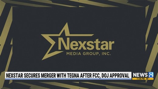Nexstar secures merger with TEGNA after FCC, DOJ approval