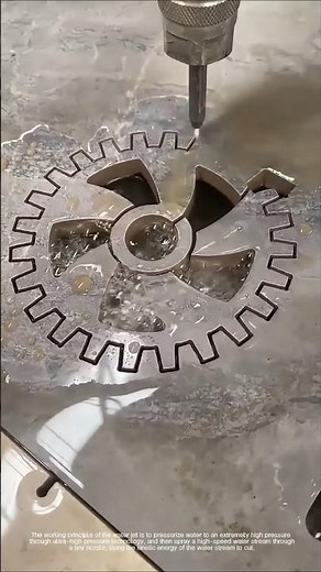 Water jet cutting tile process#shorts