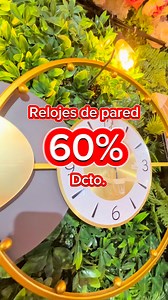 Relojes de pared con 60% de descuento! 😱⏰ Encontrarás modelos clásicos y modernos 😍 Stock limitado! 👀 Ven y elige tu favorito! #relojes #relojdepared #relojconestilo #ofertas #descuentos #hogar | Tiendas Jumi