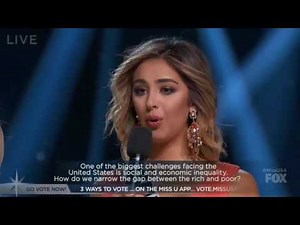 Miss California Flubs Her Answer About Inequality at Miss USA 2016