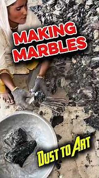 How Indian Workers are Making Marbles from Broken Glasses? How to Make Marble Balls? #skills #making