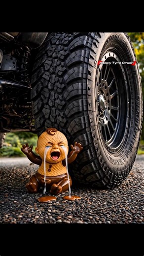 Heavy Tyre Crush Experiment 😍 So Satisfying Sounds #experiment #asmr #crushing #TyreCrush#Satisfying